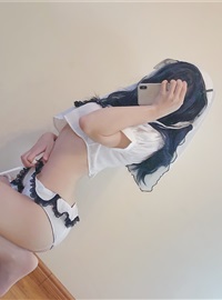 Kokura Chiyoshi W-NO.091 White Nun Dress Selfie(52)